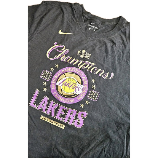 Los Angeles Lakers Nike 2020 Nba Finals Champions Black T-shirt Men's Xl | Trendy Graphic Tee | Casual Unisex T-shirt