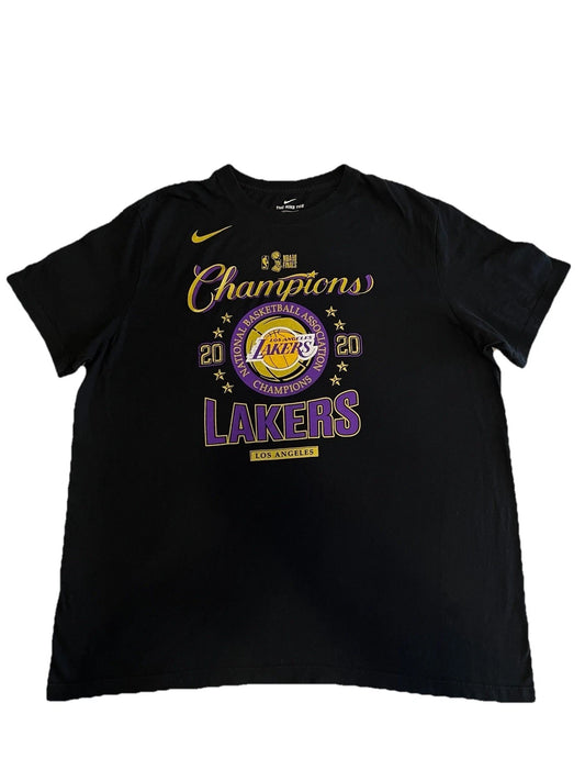 Nike Men's Los Angeles Lakers- 2020 Nba Finals Champions Locker Room T-shirt | Trendy Graphic Tee | Casual Unisex T-shirt