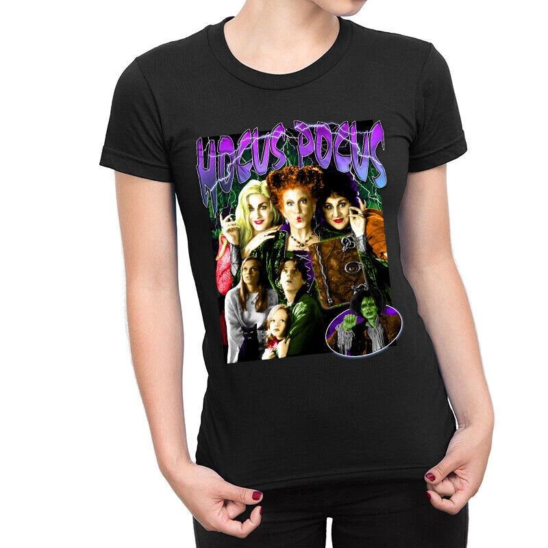 Vintage Hocus Pocus Sanderson Sisters Halloween Spooky Scary Family T Shirt #v#h