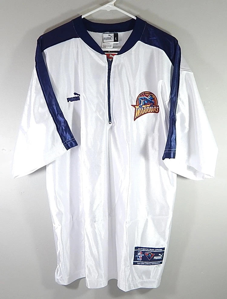 Golden State Warriors Puma Team Issued Warm Up Practice Shirt Large New | Trendy Graphic Tee | Casual Unisex T-shirt