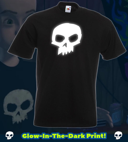 Toy Story Sid Skull T-shirt Glow Costume Disney Fancy Dress Movie Halloween Tee