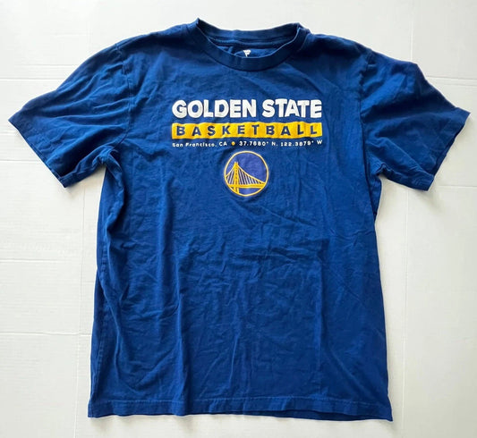 Fanatics Nba Golden State Warriors Basketball Longitude Latitude Blue T Shirt Xl | Trendy Graphic Tee | Casual Unisex T-shirt