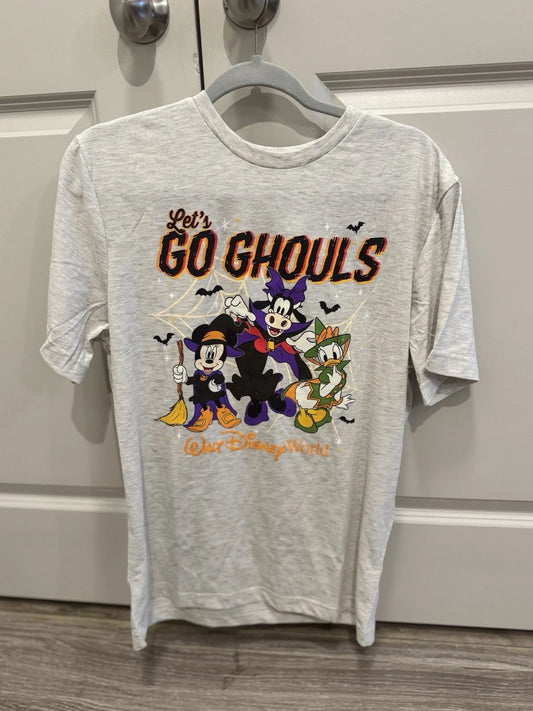 Disney Halloween 2025 Lets Go Ghouls Minnie Daisy Adult Shirt Medium M Md New
