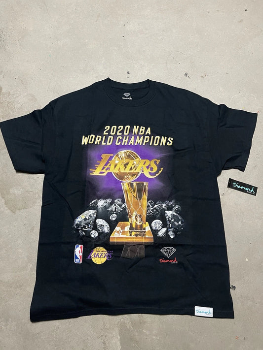 Los Angeles Lakers Diamond Supply Co 2020 Nba Finals Champions T-shirt Men's Xl | Trendy Graphic Tee | Casual Unisex T-shirt