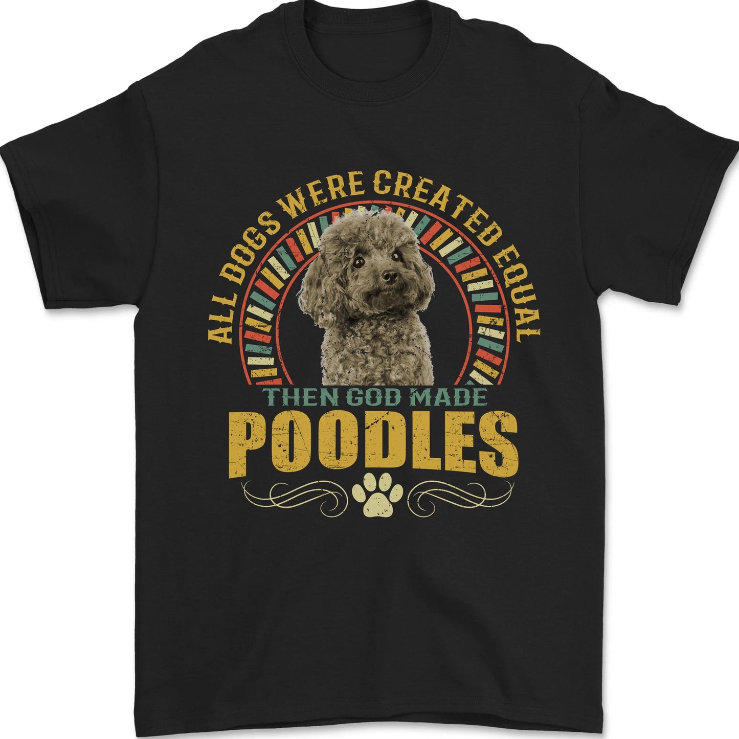 A Poodle Dog Mens T-shirt 100% Cotton