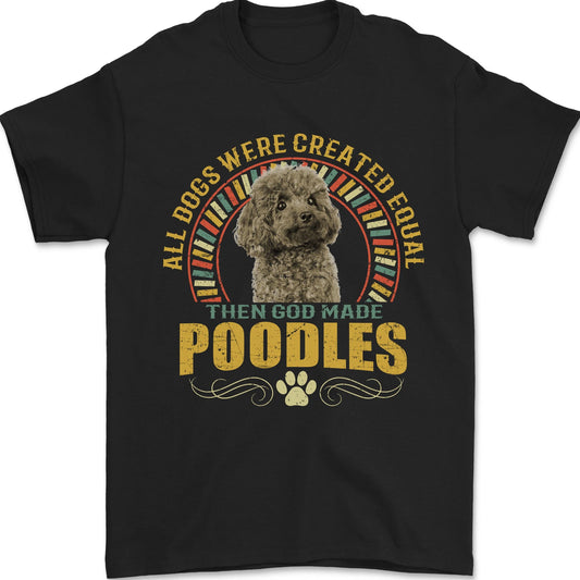 A Poodle Dog Mens T-shirt 100% Cotton