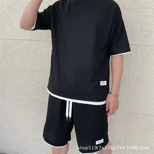 New Waffger Suit Men's Summer Bestseller Short sleeved T shirt