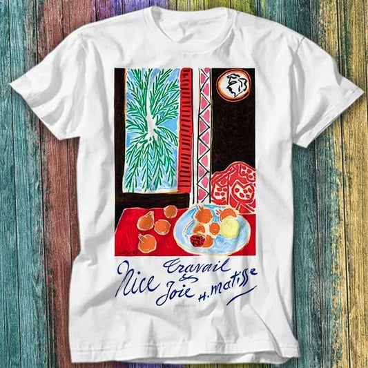 1947 Matisse Nice France Travel T Shirt Top Tee 536
