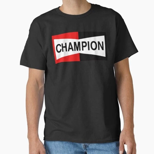 Best Seller   Champion Spark Plug Merchandise T shirt Made In Us/aus Size S 2xl