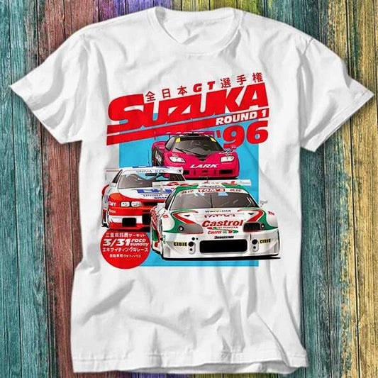 Jdm Suzuka Japan Racing Car 1996 Jgtc Poster T Shirt Top Tee 456