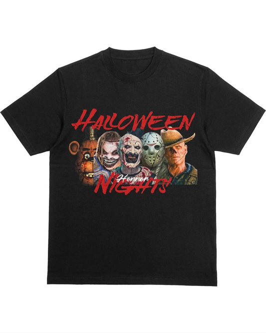 Halloween Horror Nights 2025 T shirt | Haunted House Icons Spooky Tee