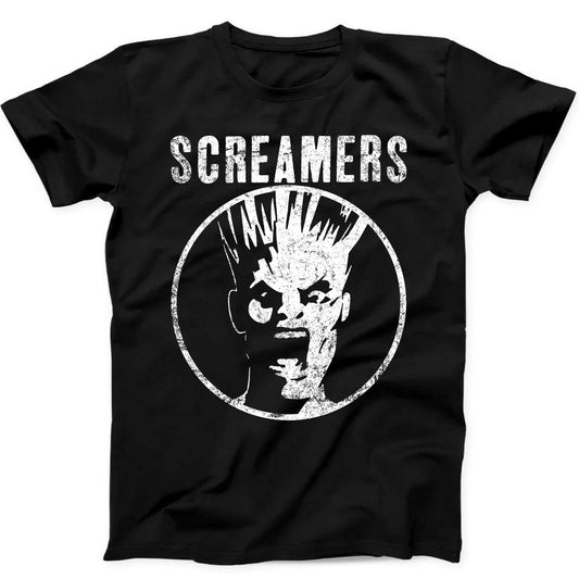 Screamers Punk Rock Best Seller Music Gift Black Tee T Shirt 192