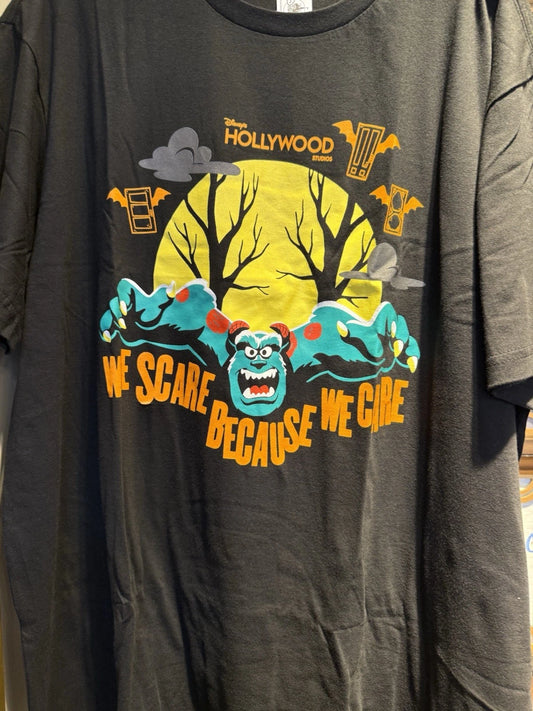 Disney Parks 2025 Halloween Hollywood Studios Monsters Inc. Adult T shirt Xl