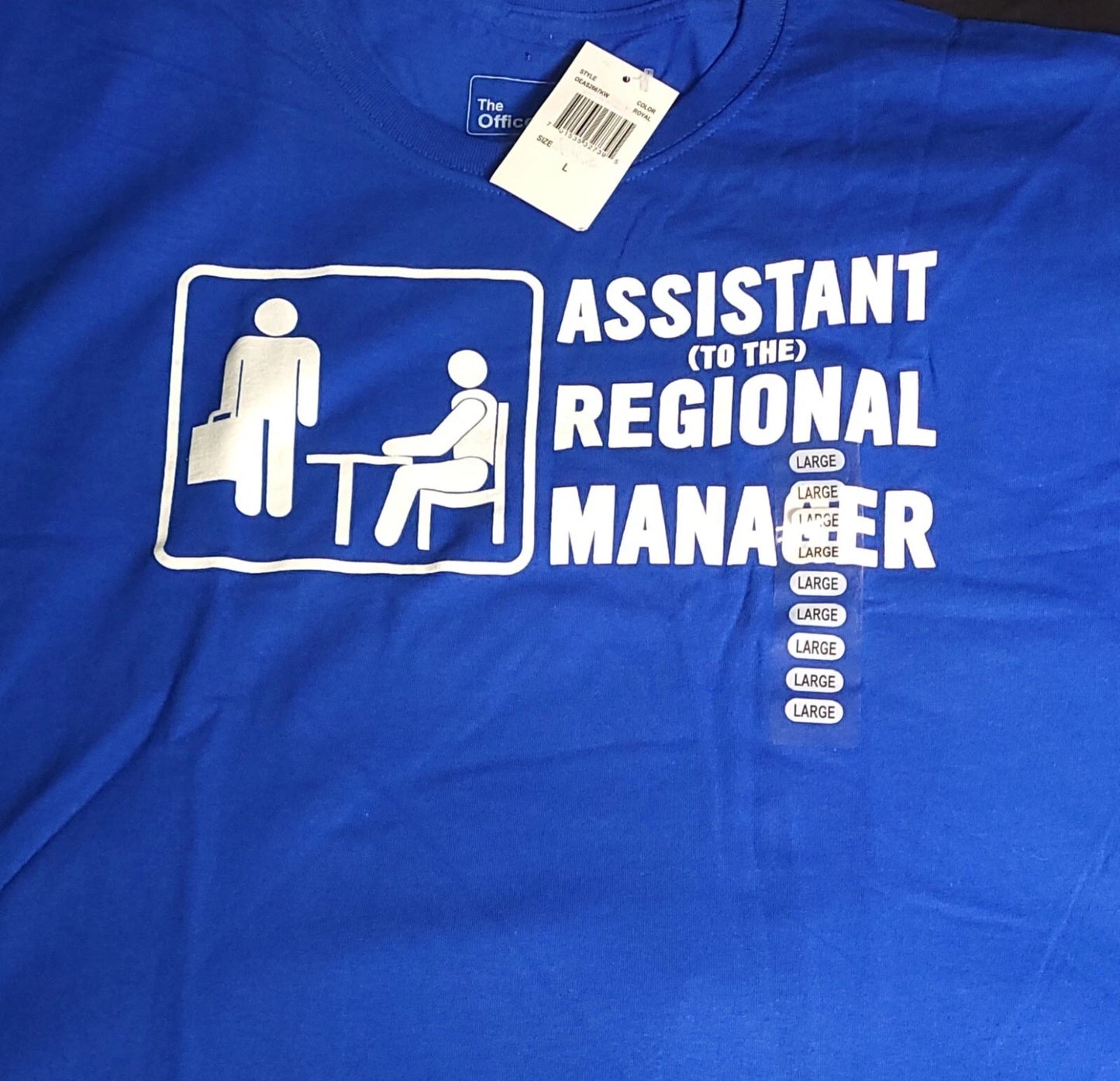 The Office T-shirt Large Regional Manager Assistant