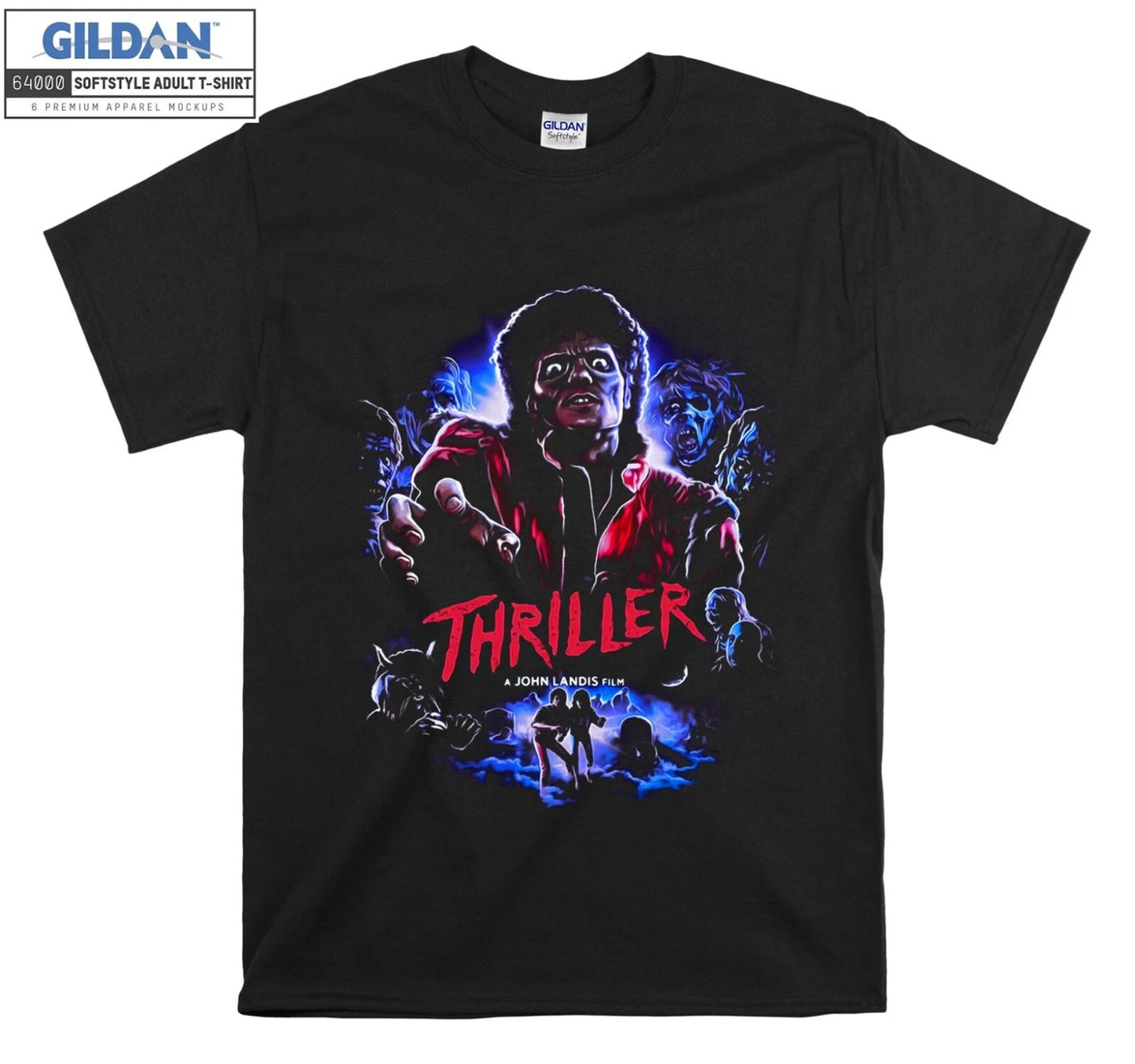 Thriller Halloween Vintage T-shirt Gift Hoodie Tshirt Men Women Unisex F154