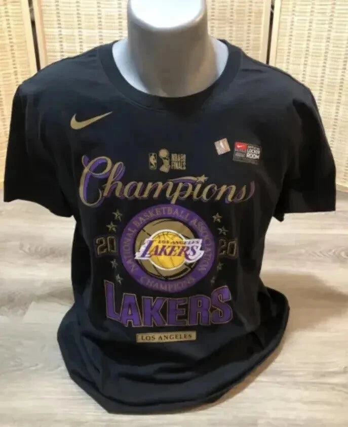 Nike Los Angeles Lakers 2020 Locker Room T-shirt L Champions Nba Finals Lebron | Trendy Graphic Tee | Casual Unisex T-shirt