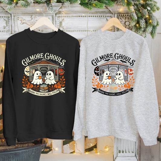 Tshirt (2048) Gilmore Ghouls Halloween T-shirt Sweatshirt Spooky Season Jumper