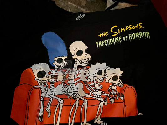 The Simpsons Skeletons T-shirt For Adults Xl