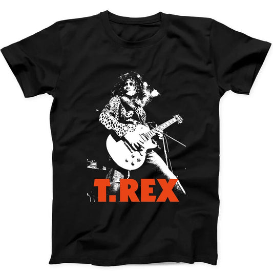 T.rex Rock Band Marc Bolan Music Trex Best Seller Gift Tee Black T Shirt 54