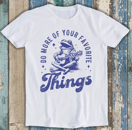 Frog Playing Guitar Best Seller Meme Funny Gift Tee T Shirt 1781