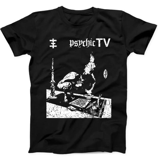 Psychic Tv Music Best Seller Funny Gift Black Tee T Shirt 341