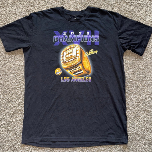 Los Angeles Lakers 2020 Nba Finals Champions Lebron Ring Graphic T Shirt Mens Xl | Trendy Graphic Tee | Casual Unisex T-shirt