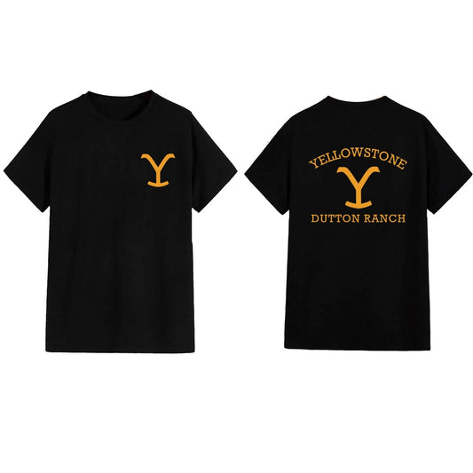 Unisex T-shirt - Yellowstone Dutton Ranch - Tv Series Country Western Cowboys V4