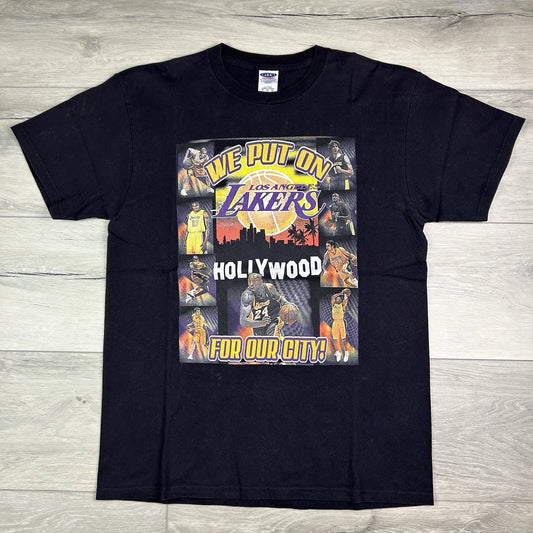 Los Angeles Lakers 2009 T-shirt L Kobe Pau Hollywood Nba Finals Champions Tee | Trendy Graphic Tee | Casual Unisex T-shirt