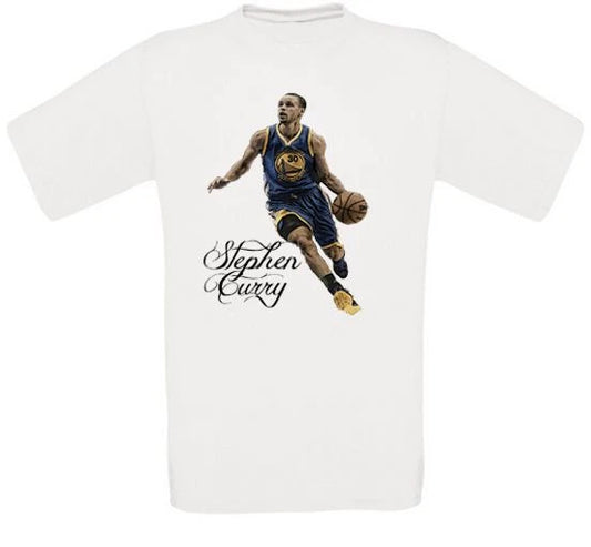 Stephen Curry Basketball Warriors T-shirt Alle Gren Neu | Trendy Graphic Tee | Casual Unisex T-shirt