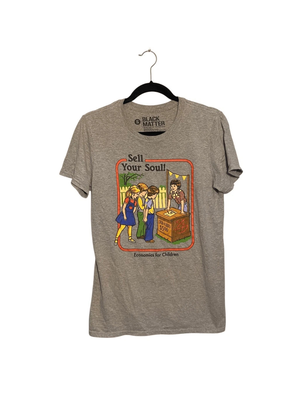 Hot Topic Sell Your Soul Short Sleeve Gray Tshirt Size Small T-Shirt | High-Quality Print | Popular Graphic Edition