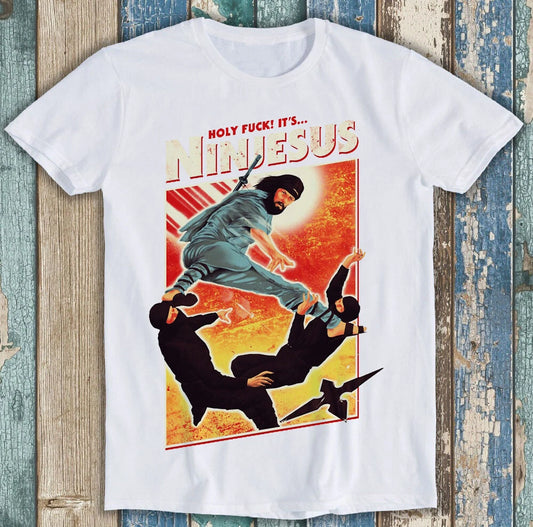 The Jesus Ninja Best Seller Funny Meme Top Movie Music Gift Tee T Shirt M1537