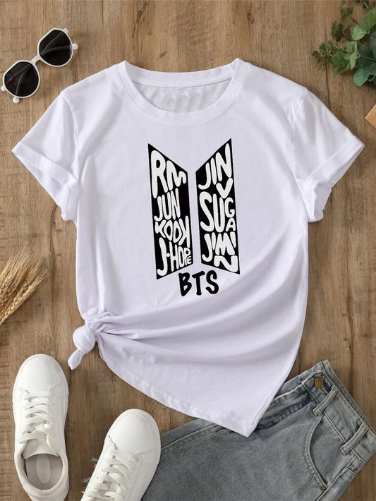 Kpop Idol Inspired Tshirt Korean Pop Music Shirt Music Lover Aesthetic Tee T-Shirt | Best-Selling Apparel | Popular Graphic Edition