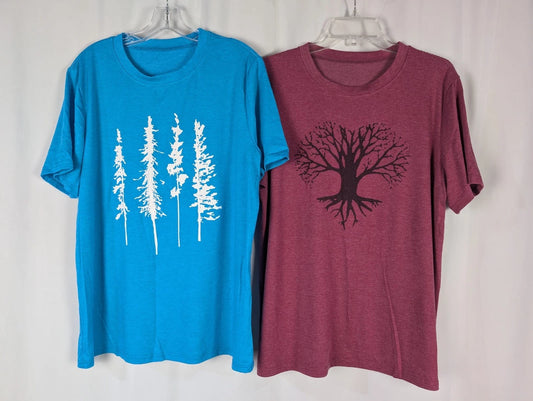 Selling Together Blue amp Maroon Crew Neck Short Sleeve Unisex Tree Shirt Sz Xl T-Shirt | Iconic Graphic Look | Great Gift For Fans