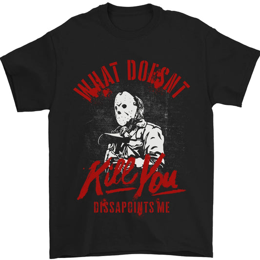 What Doesnt Kill Halloween Serial Killer Mens T-shirt 100% Cotton