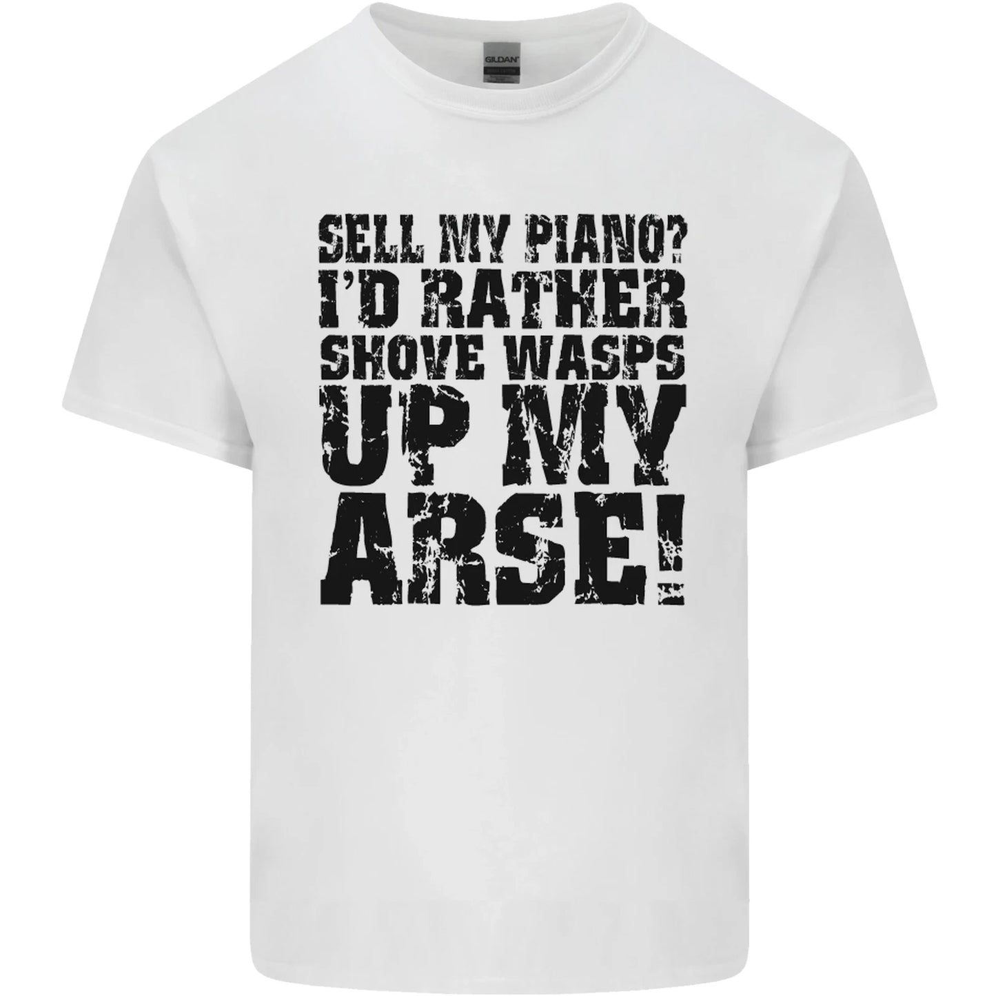 Sell My Piano Funny Pianist Player Music Mens Cotton Tshirt Tee Top T-Shirt | Bold Fan Favorite | Comfortable All-Day Fit