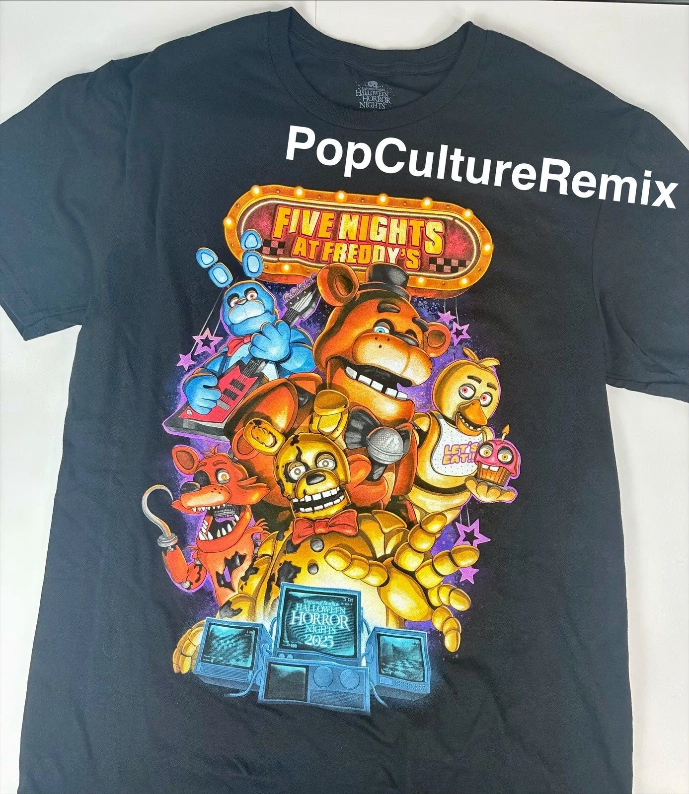 Universal Hhn Halloween Horror Nights Fnaf Five Nights At Freddys Shirt Xl