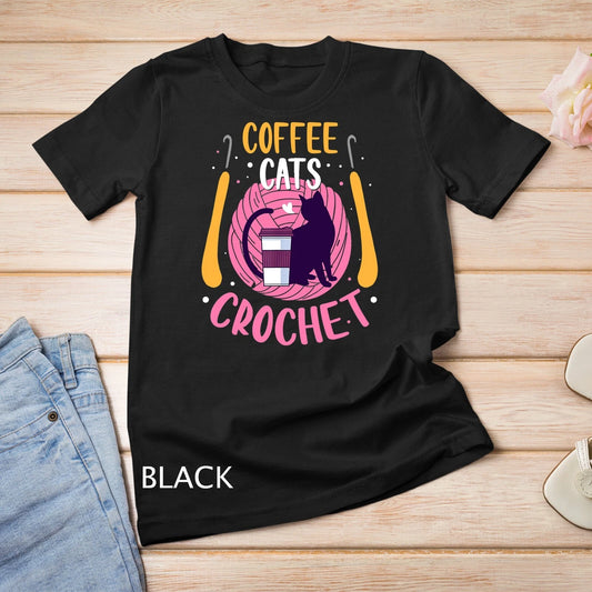 Coffee And Crochet T-shirt Unisex T-shirt
