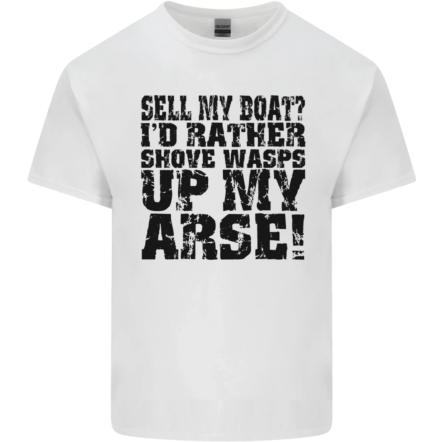 Sell My Boat Speedboat Yacht Dingy Sailing Mens Cotton Tshirt Tee Top T-Shirt | Comfort-Fit Style | Trending Fashion Apparel