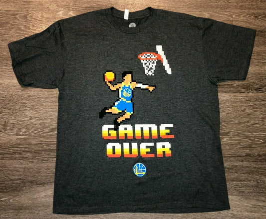 Golden State Warriors T-shirt Loot Crate Limited Edition 8-bit Xl Size Xl | Trendy Graphic Tee | Casual Unisex T-shirt