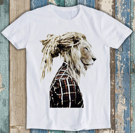 Lion Rasta Hair Jamaican Joke Best Seller Funny Gift Tee T Shirt M1475