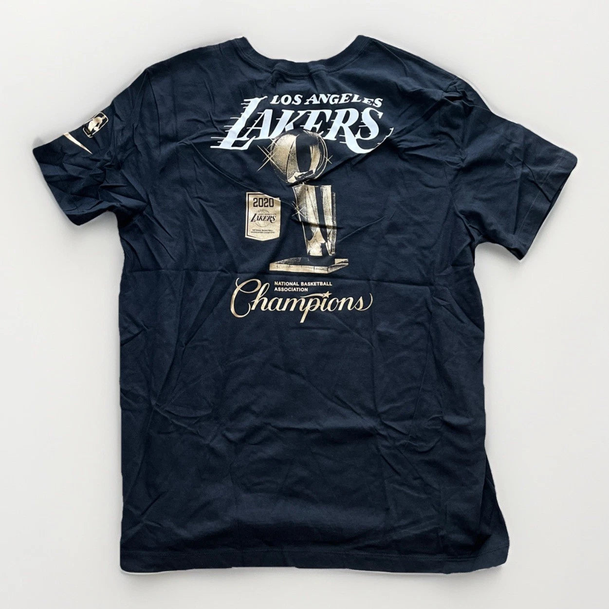 New Los Angeles Lakers Nike 2020 Nba Finals Champion T Shirt Black Sz L | Trendy Graphic Tee | Casual Unisex T-shirt