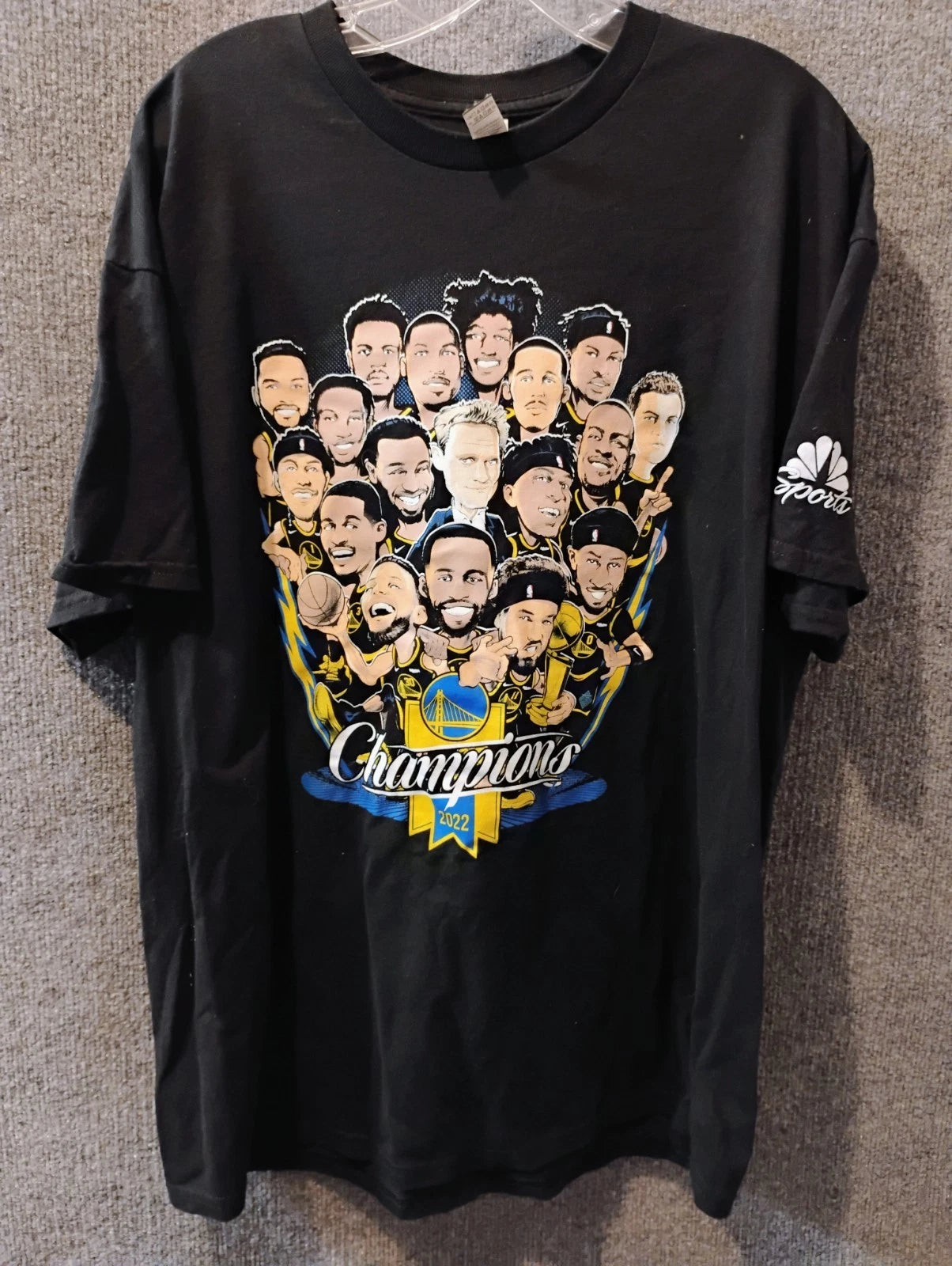 Golden State Warriors 2022 Nba Championship Caricature Shirt Fanatics Size Xl | Trendy Graphic Tee | Casual Unisex T-shirt