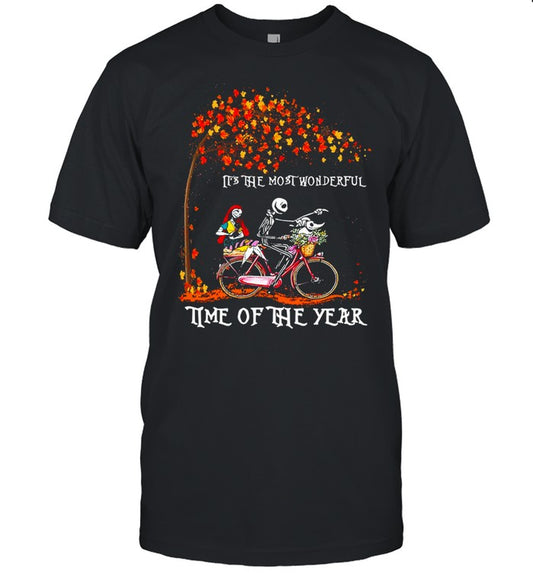 Sally And Jack Skellington It’s The Most Wonderful Time Of The Year T shirt