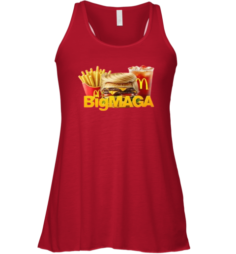 Trump Mcdonald039S Bigmaga Racerback Tank