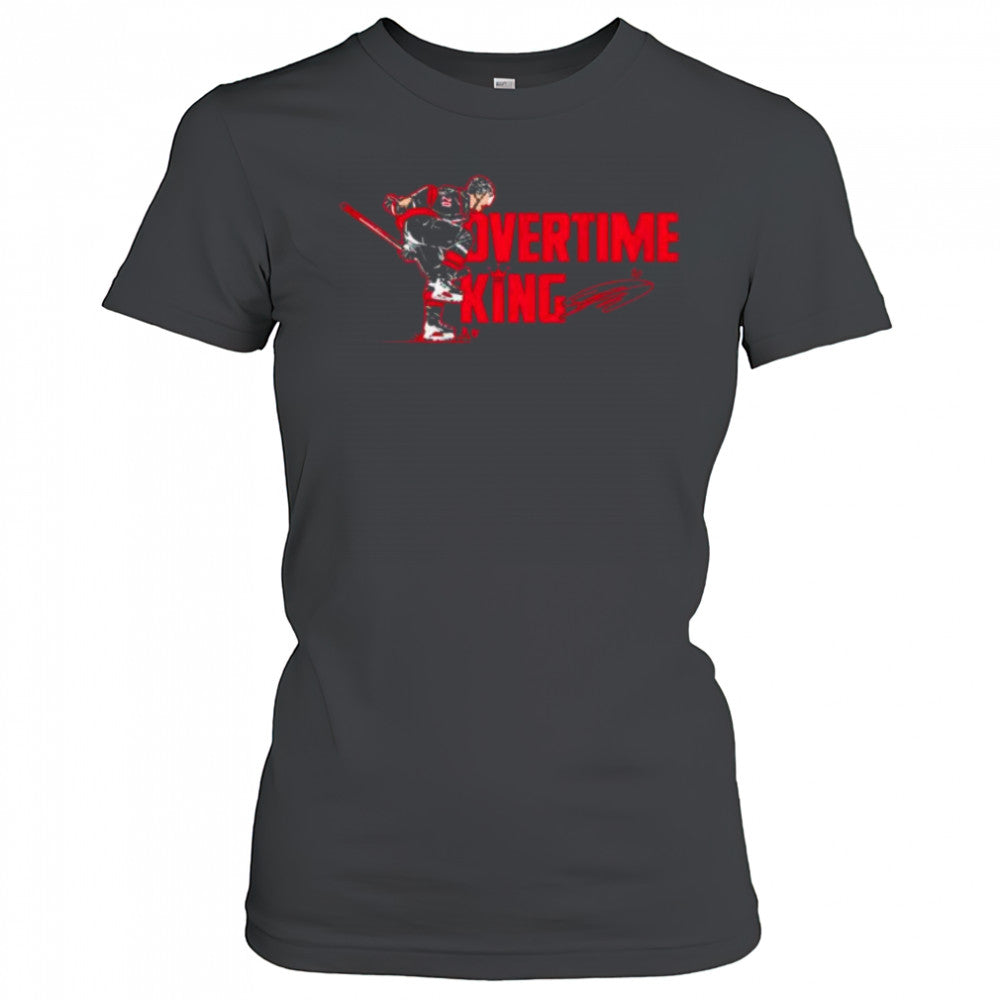 Sebastian Aho Overtime King Carolina Hurricanes Signature t shirt