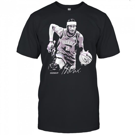 Shai Gilgeous Alexander 2025 Mvp Monochrome shirt