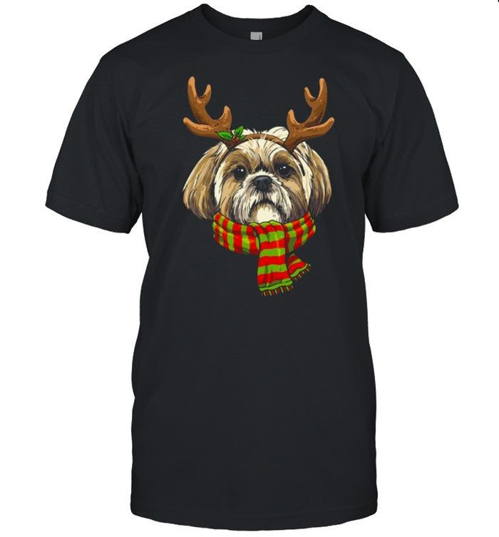 Shih Tzu Mom Dog Owners Lovers Animal Keepers Christmas T Shirt