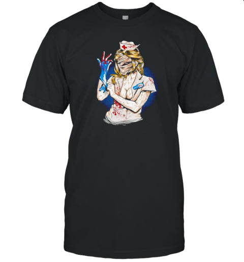 Silent Enema Cartoon Design Halloween T Shirt
