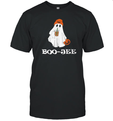 Spooky Cute Ghost Halloween Outfit Boujee Boo Jee T Shirt