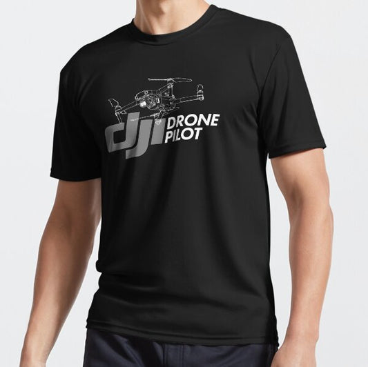 Dji Drone Pilot (Drone Operator) Active T-Shirt for Sale by ArtistaShop